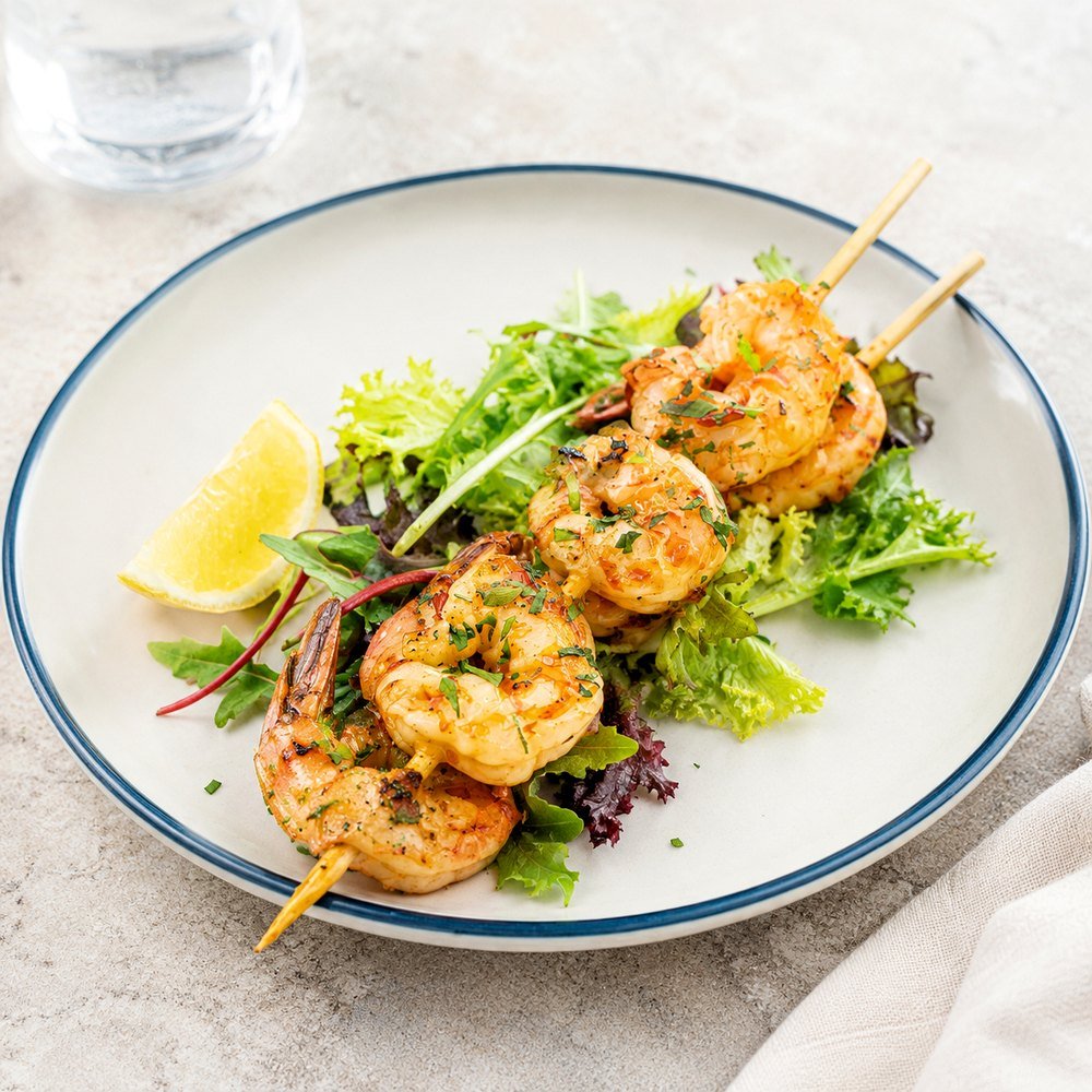 Grilled Prawn Skewers