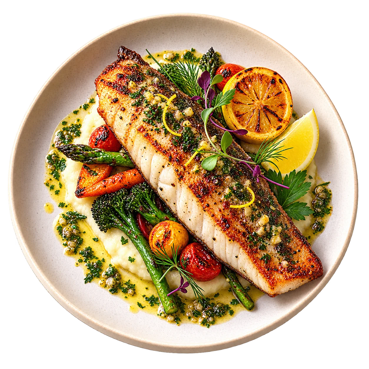 Barramundi dish