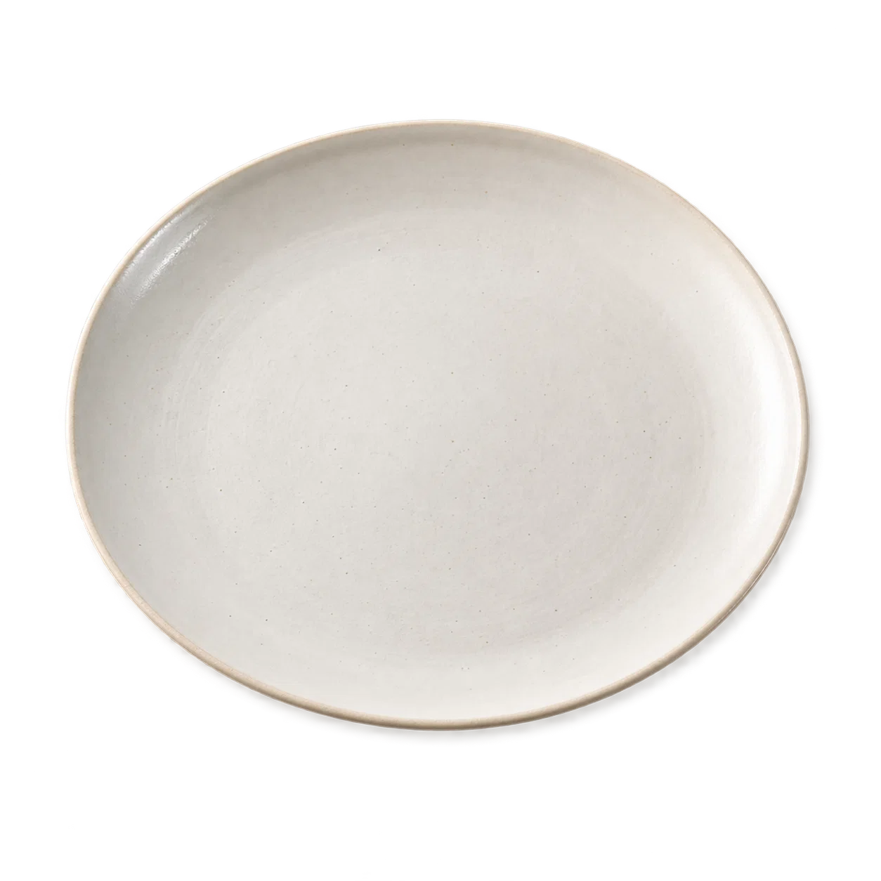 Empty ceramic plate