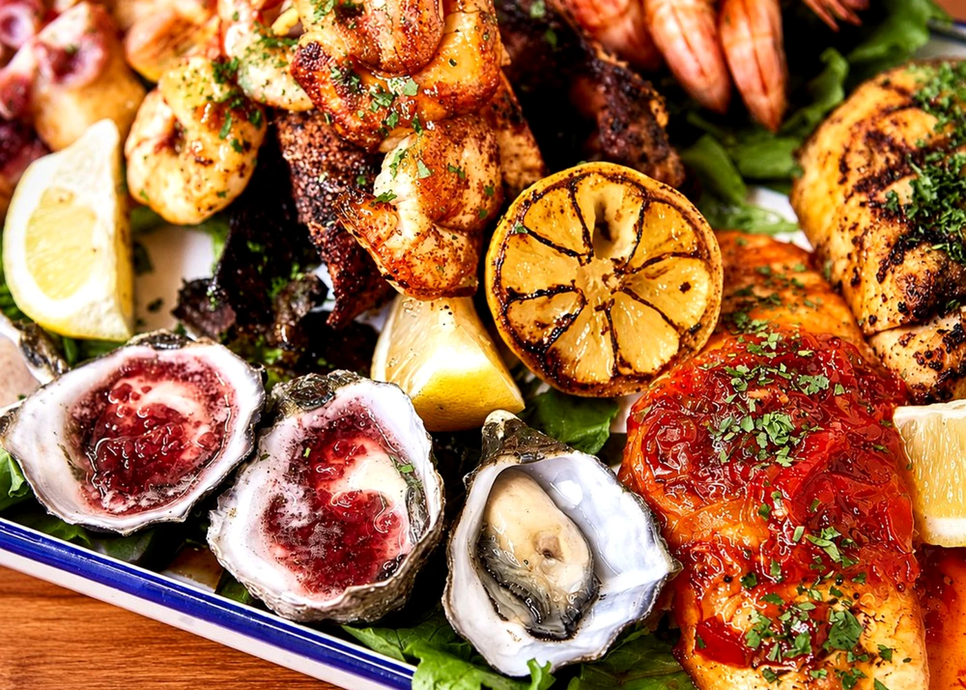 Seafood tower