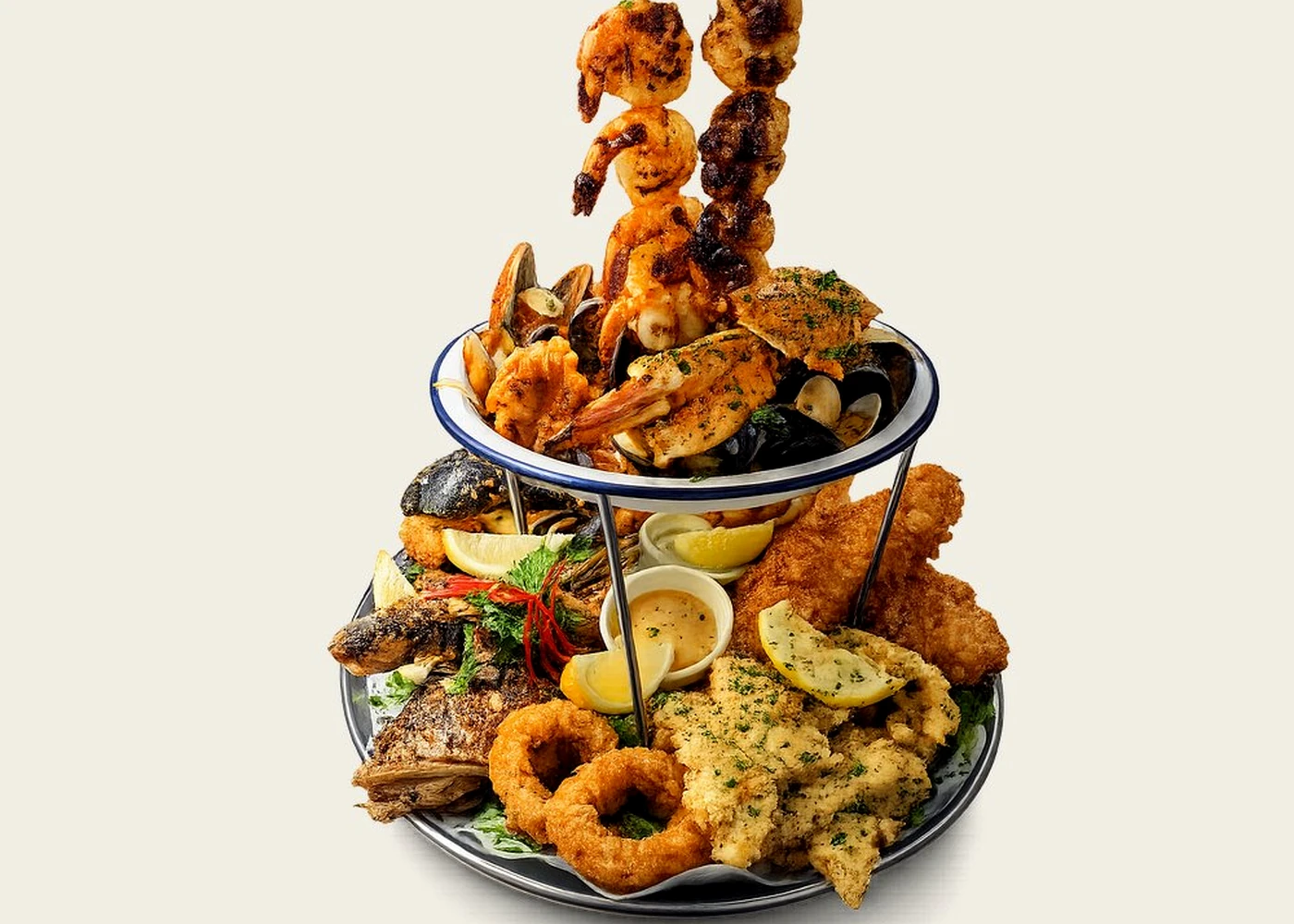 Seafood selection at Finz
